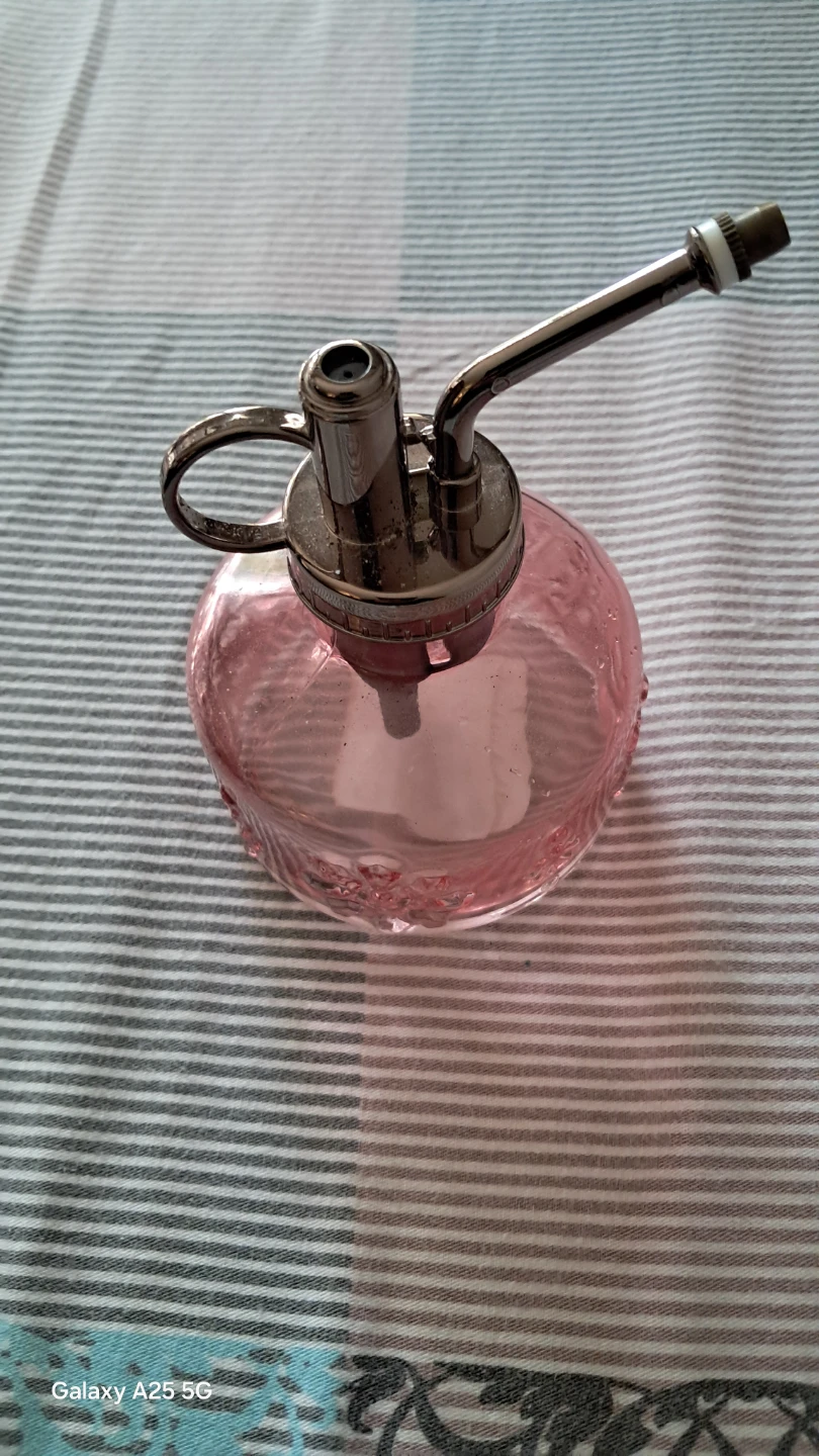 Vintage Style Pink Glass Perfume Atomizer/Mister - photo 2