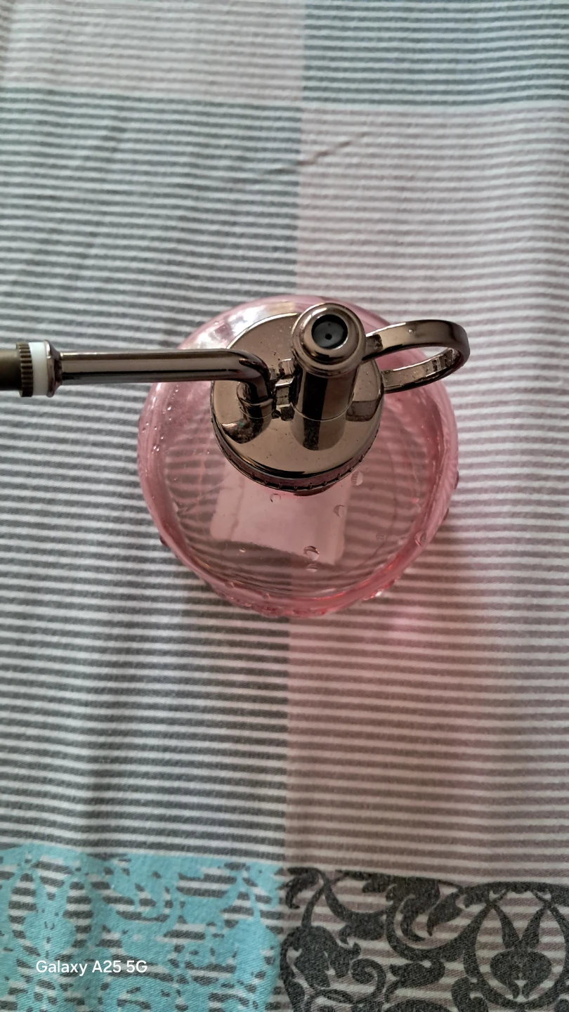 Vintage Style Pink Glass Perfume Atomizer/Mister - photo 4