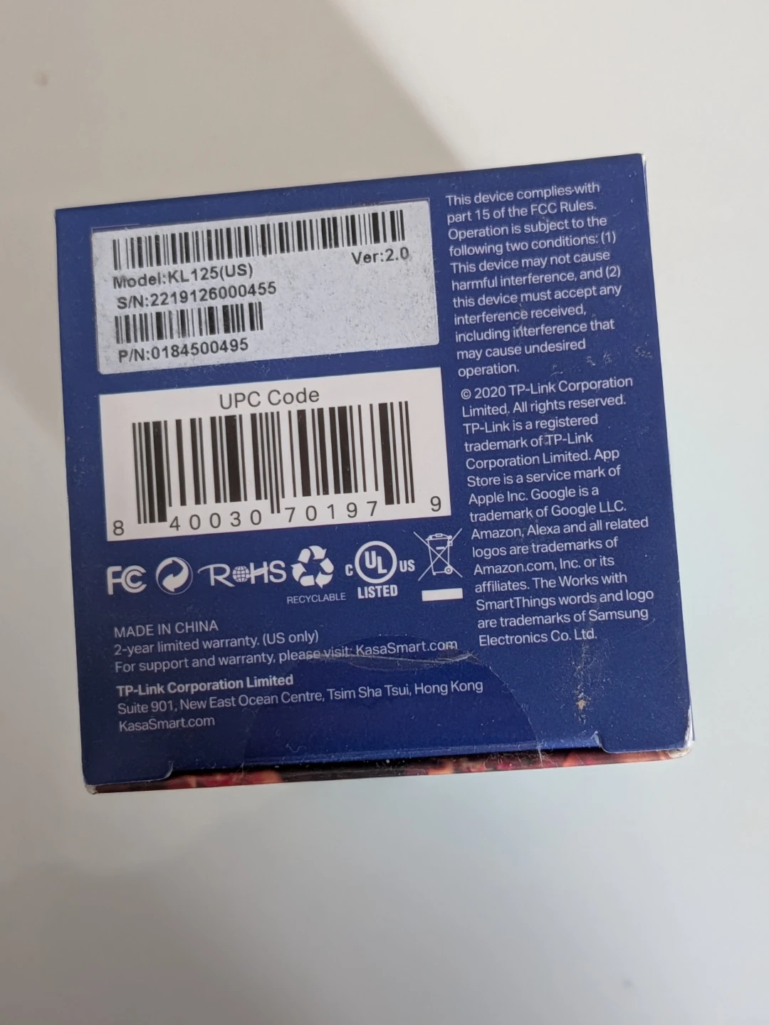 Kasa Smart Light Bulb Multicolor LED A19 Wi-Fi 60 W Equivalent - photo 5