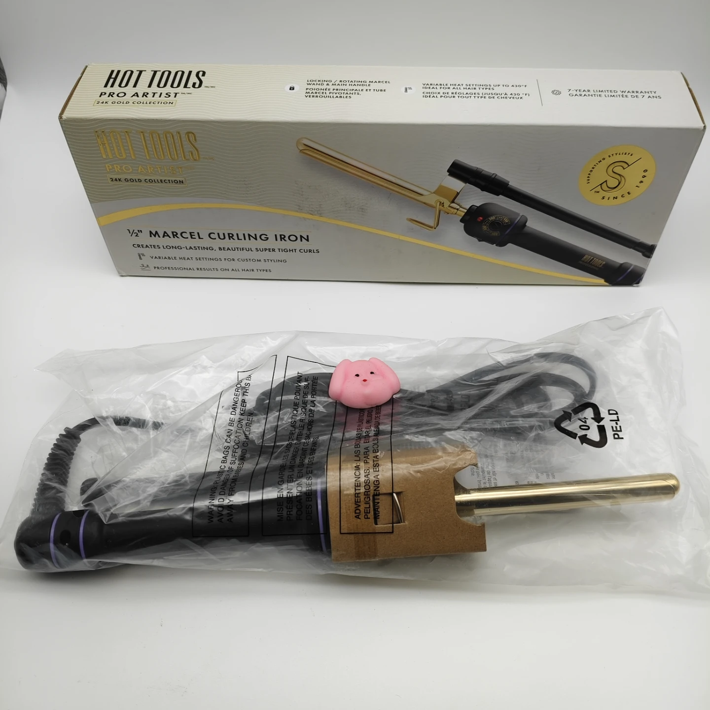 Hot Tools Pro Artist 1/2" Marcel Curling Iron - 24K Gold