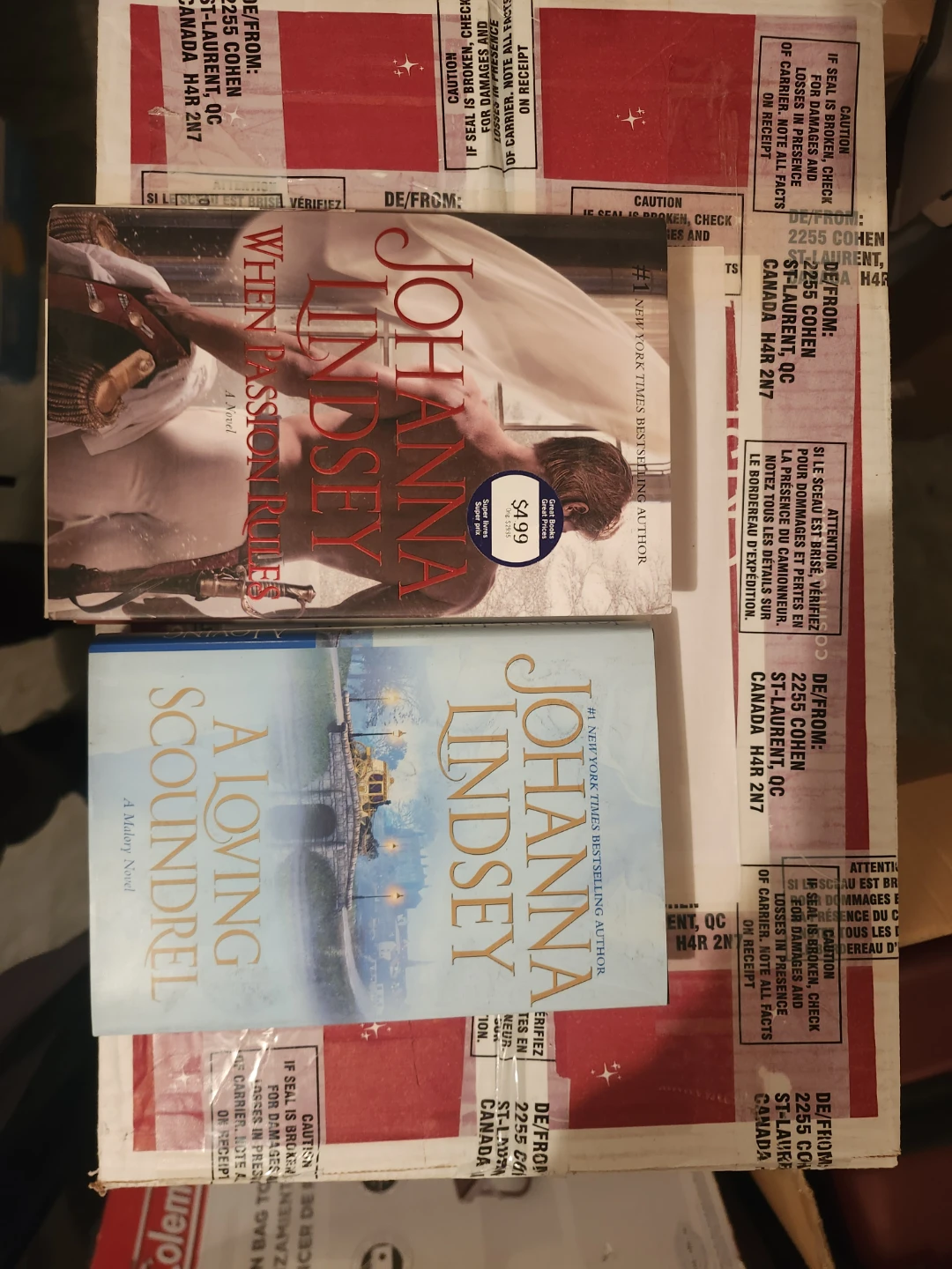 Johanna Lindsey Romance Novels