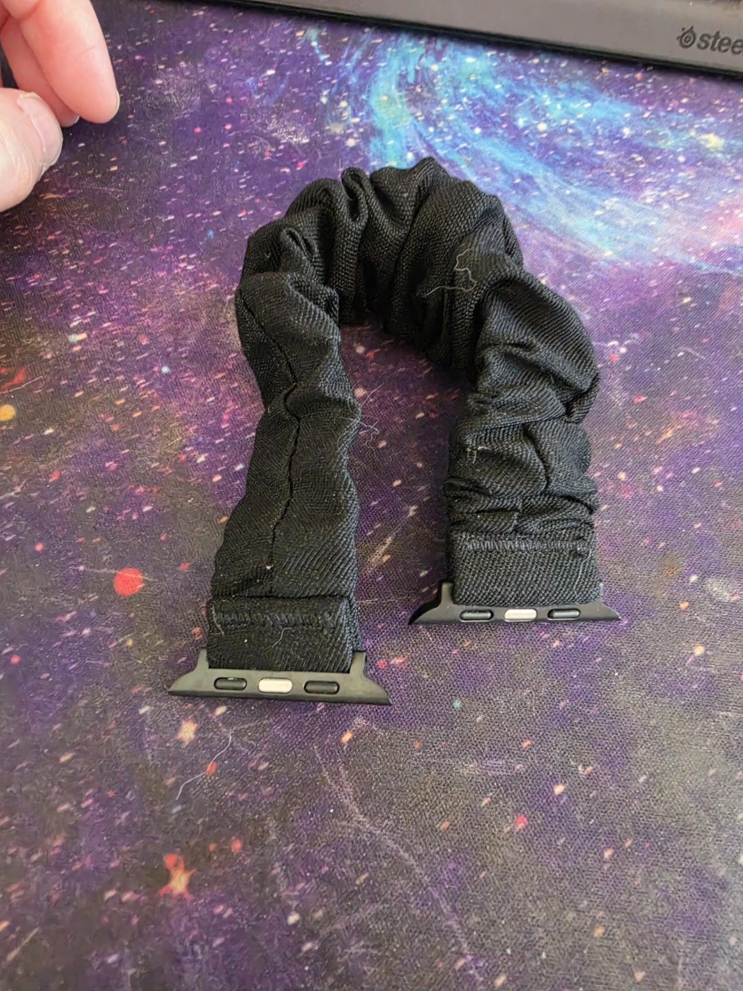 Black Scrunchie Watch Band - photo 2