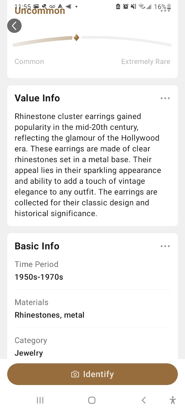 Rhinestone Cluster Earrings - photo 2