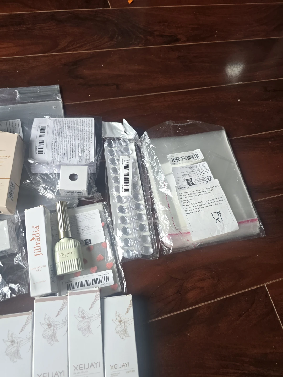 Assorted Nail Polish and Beauty Products