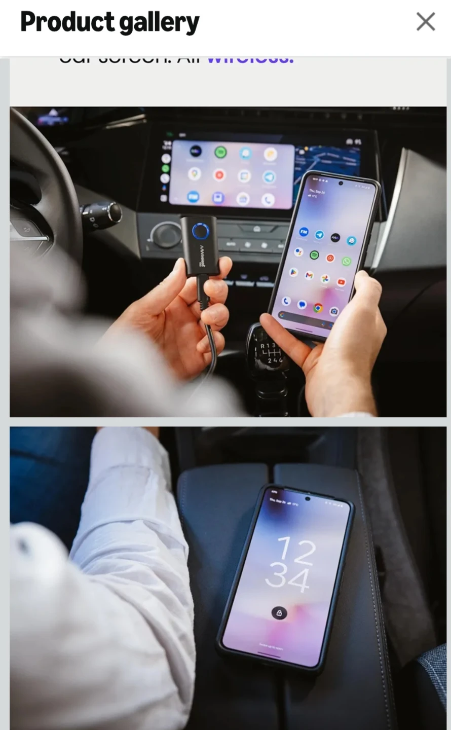 AAWireless "TWO" Wireless Android Auto Adapter - photo 2