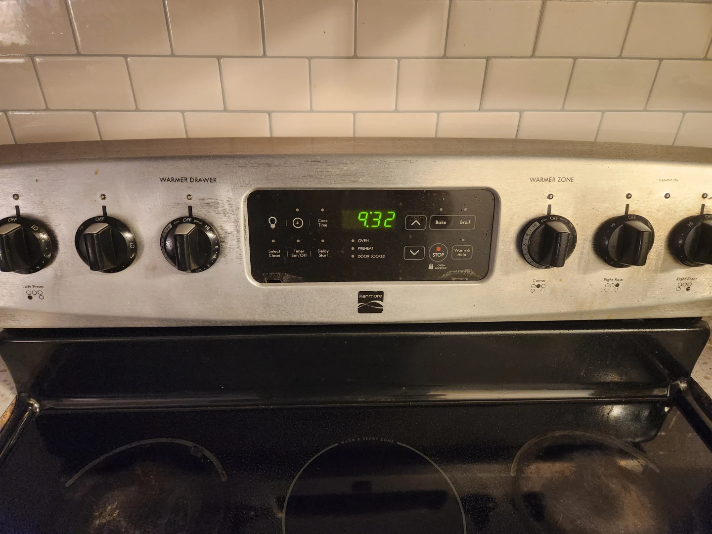 Kenmore Electric Stove with Warming Drawer