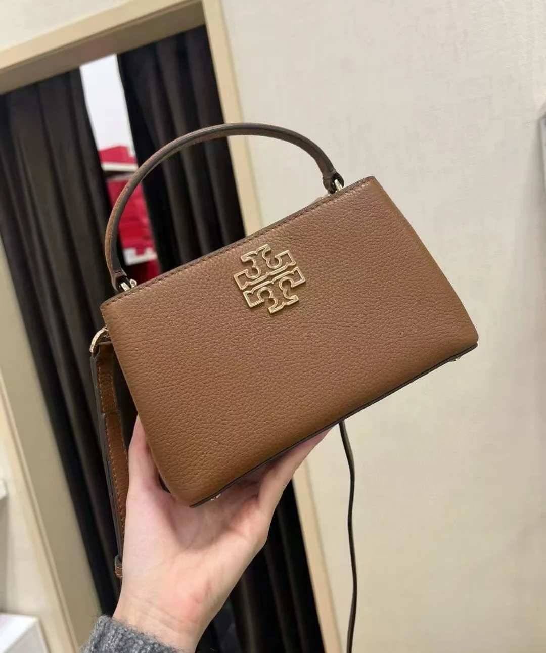 Tory Burch Britten Smooth Mini Satchel - New Condition