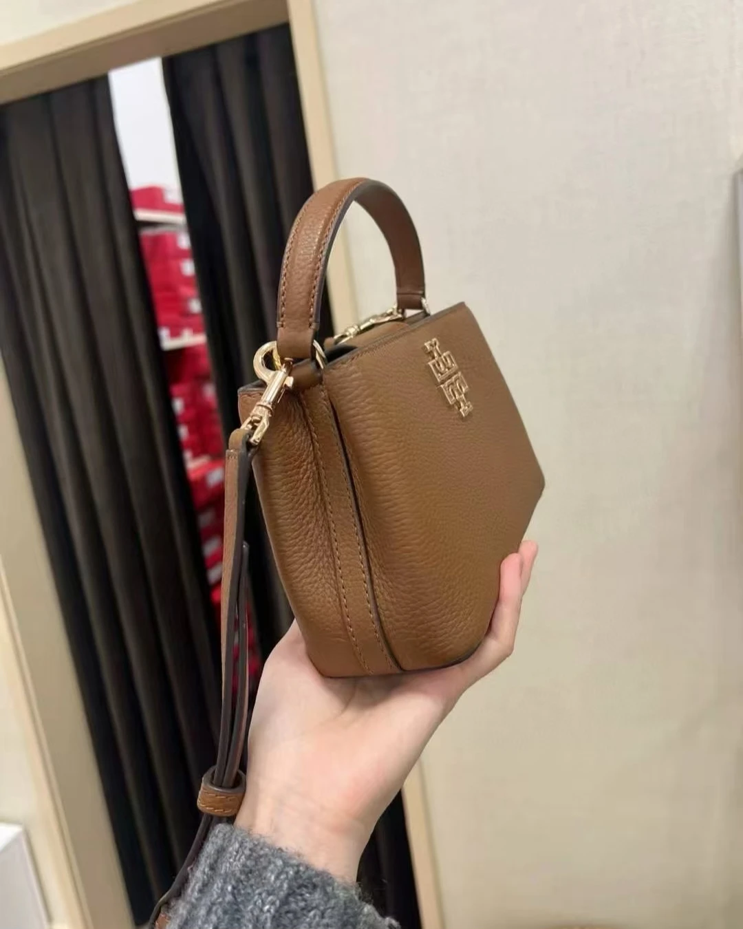 Tory Burch Britten Smooth Mini Satchel - New Condition - photo 3
