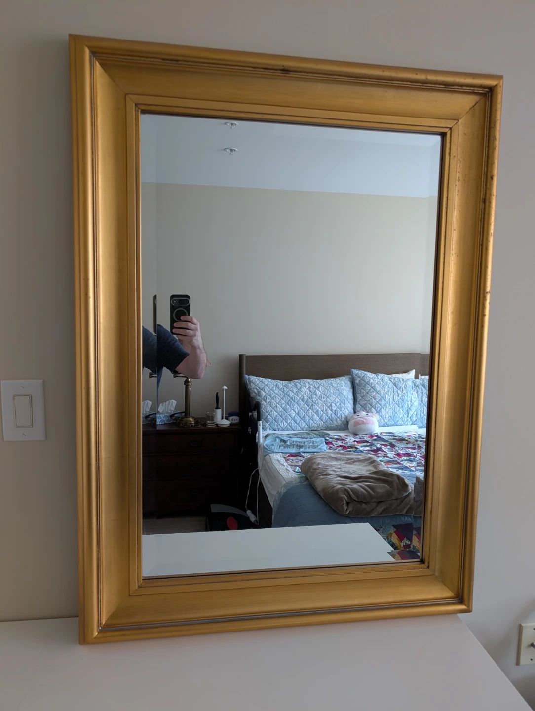 Gold Framed Wall Mirror