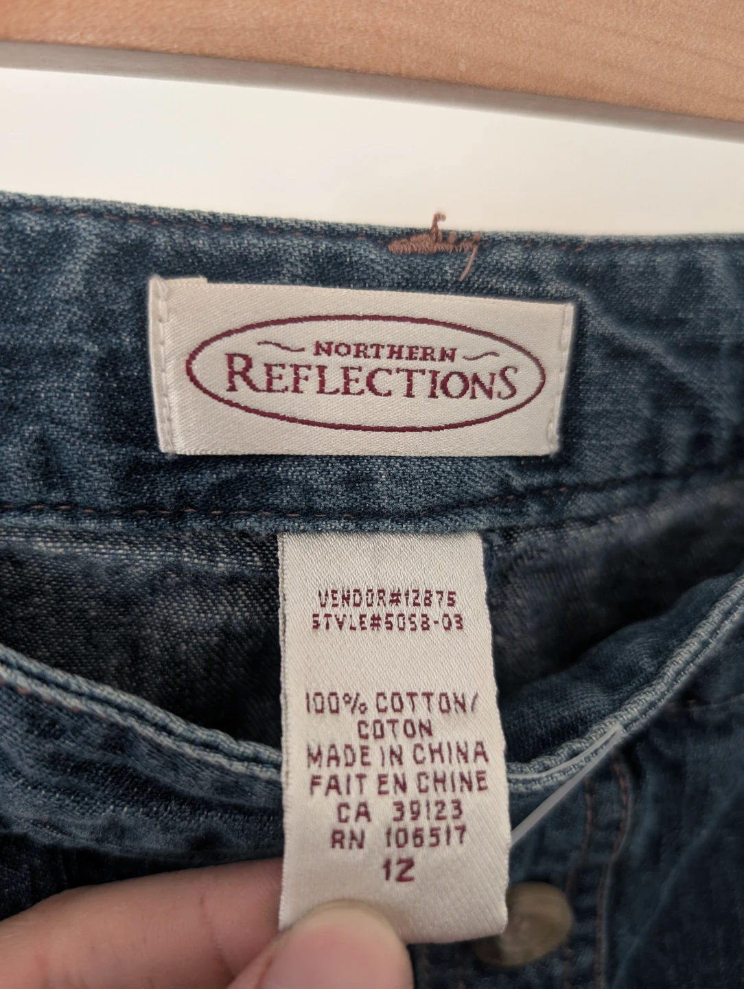 Northern Reflections Denim Skirt Size 12 - photo 2