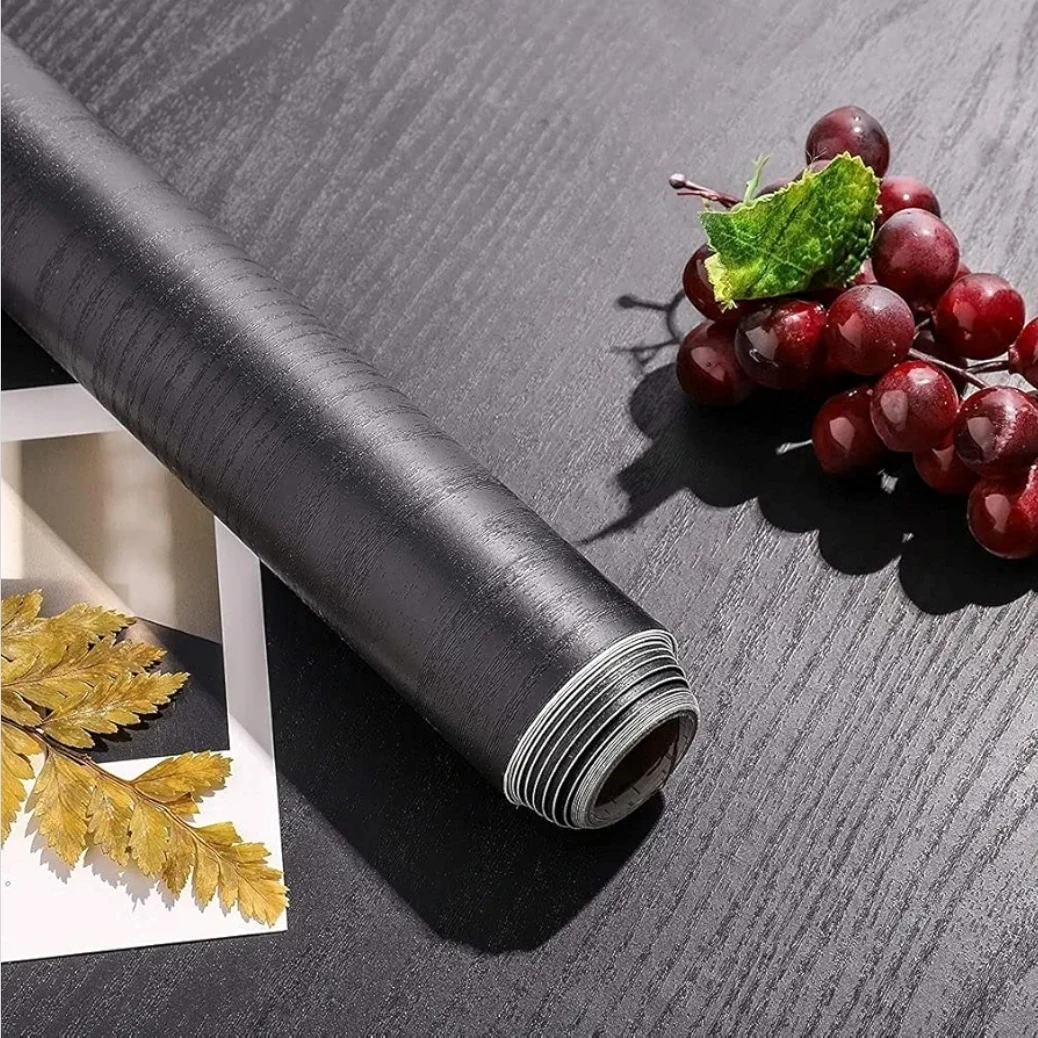Black Walnut Peel Stick Wallpaper Wood 15.7"x118" | 2 Rolls - photo 4