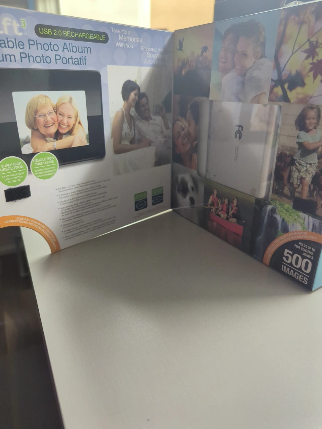 Shift 3 Portable USB 2.0 Rechargeable Photo Album - photo 2