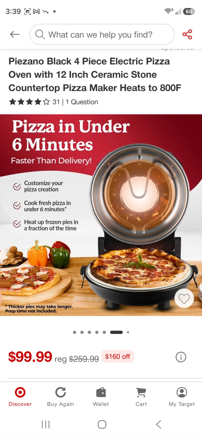 Electric Pizza Oven