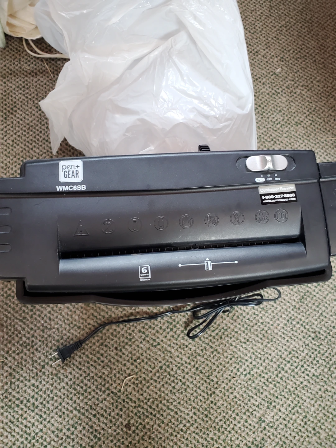Pen+Gear WMC6SB Shredder - photo 2