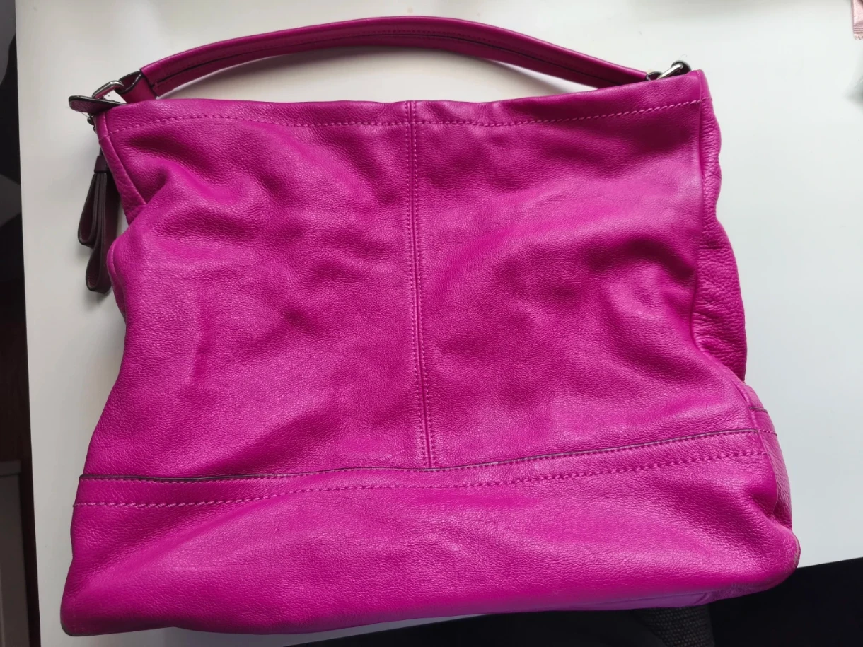 Coach Pink Leather Hobo Bag - photo 2