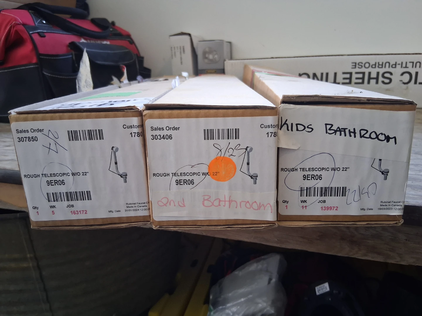 New Bathtub Drain Assembly