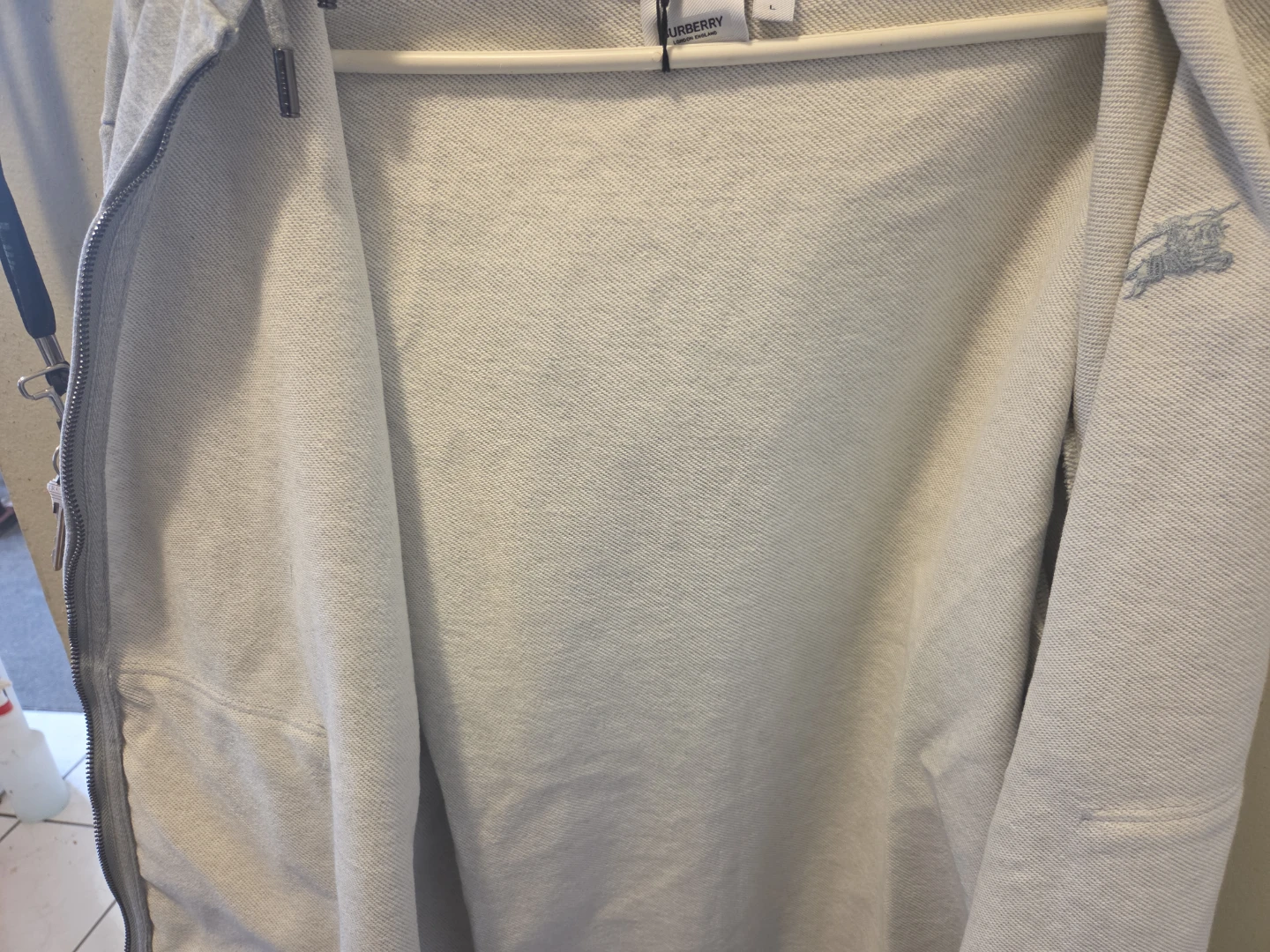 Burberry Zip Up Hoodie Size L - photo 4