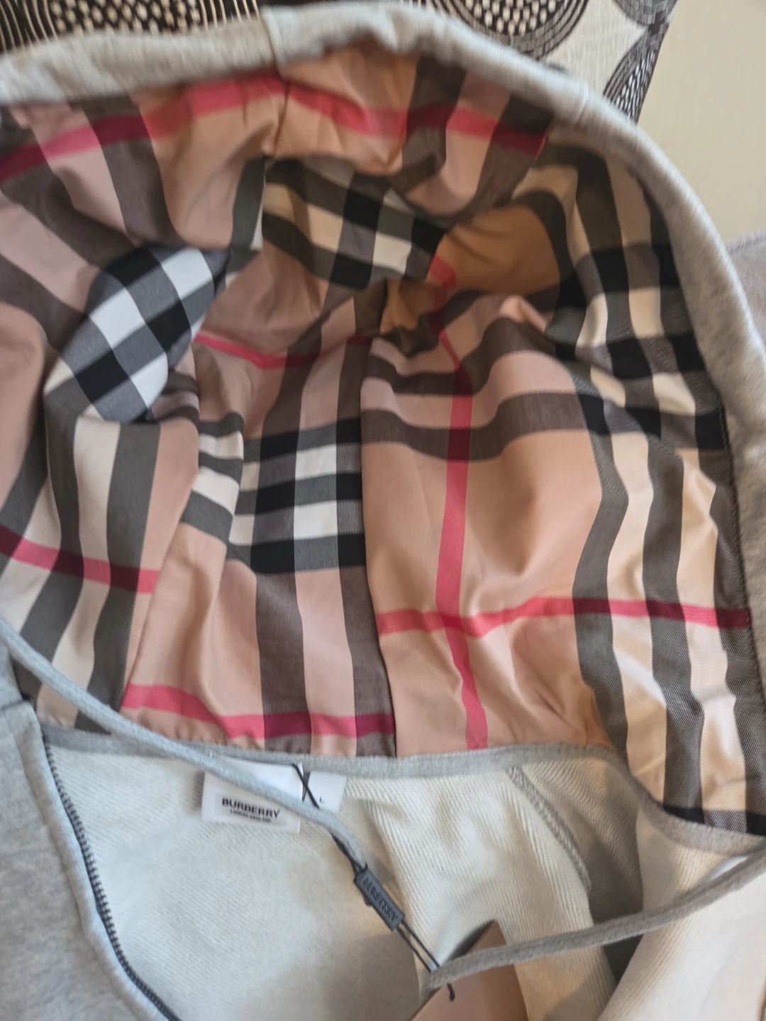Burberry Zip Up Hoodie Size L - photo 5