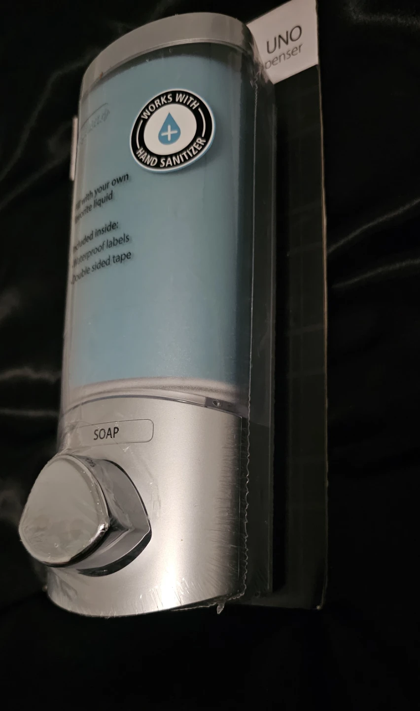 2 Better Living UNO Soap Dispenser - Silver/Blue - photo 3