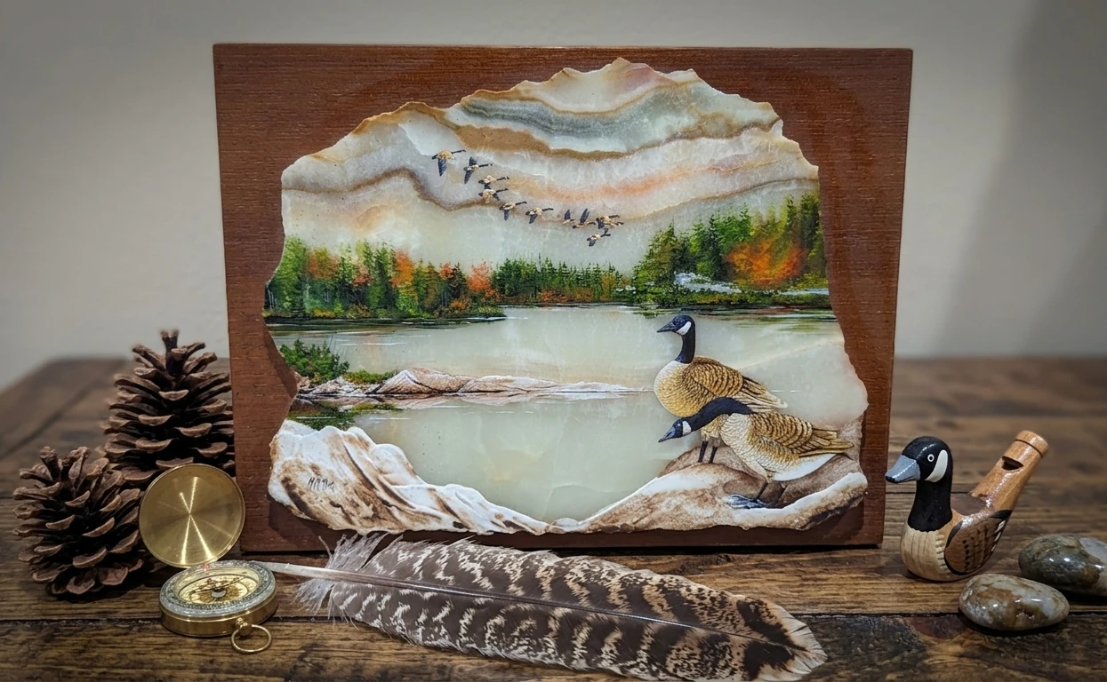 Canadian Geese Scenic Display