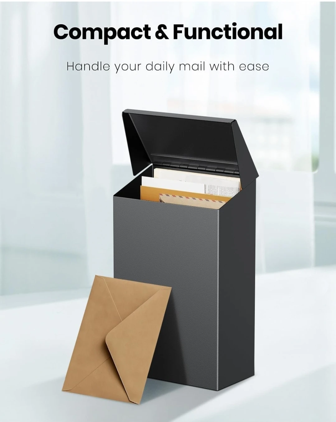 Uniclfe Mailbox - Black Metal - photo 3