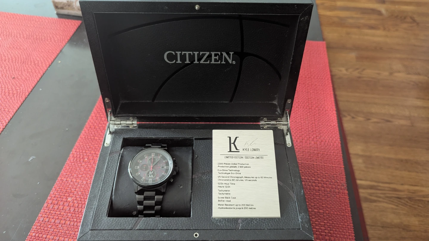 Citizen Kyle Lowry Limited Edition Eco-Drive Watch