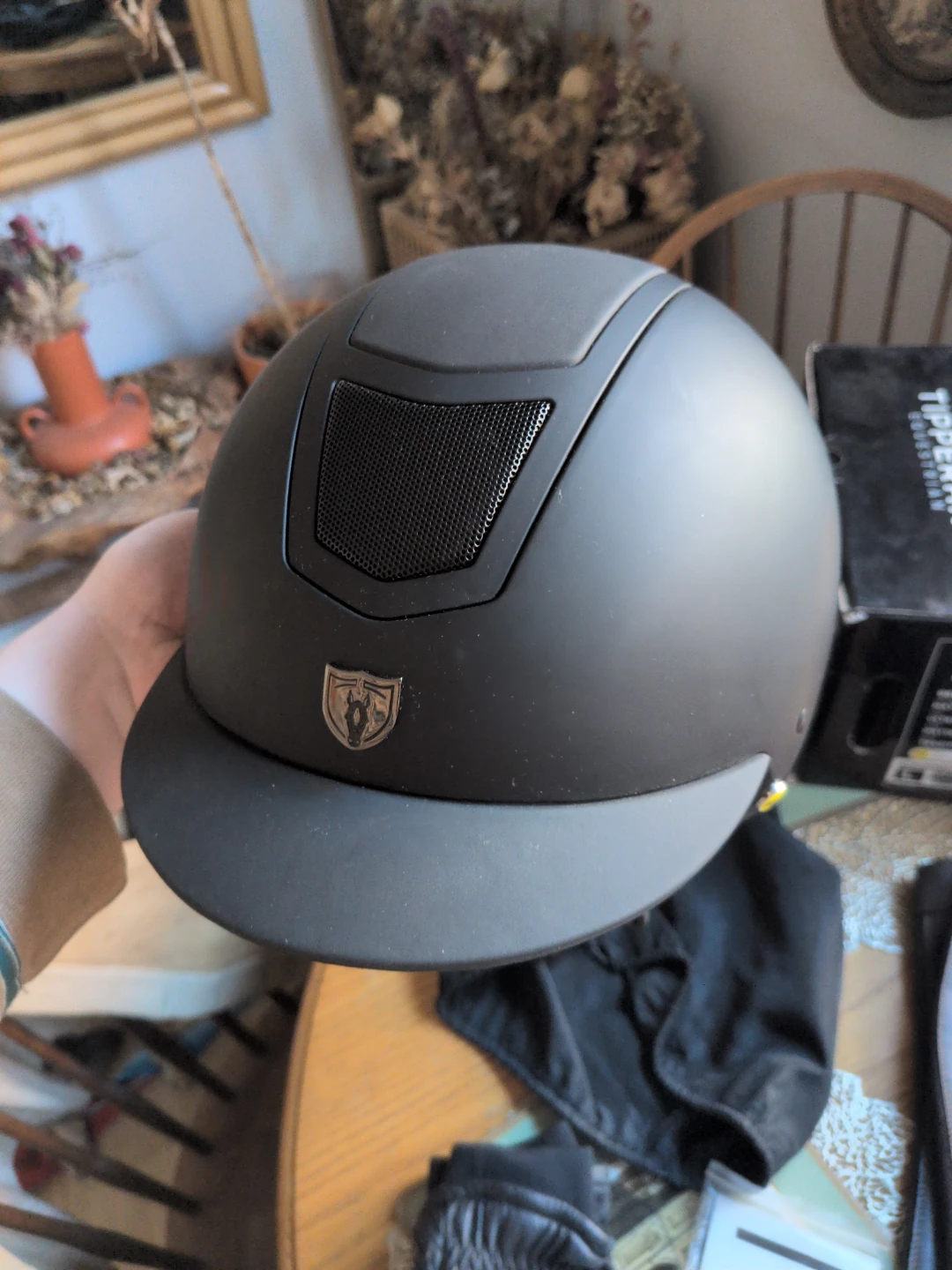 Tipperary Devon Mips Riding Helmet - Matte Black - Size L - photo 4