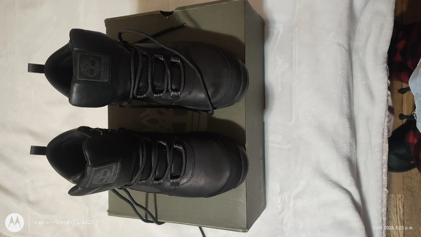 Timberland Mt. Major Mid Hiker Black Boots Size 7.5 - photo 3