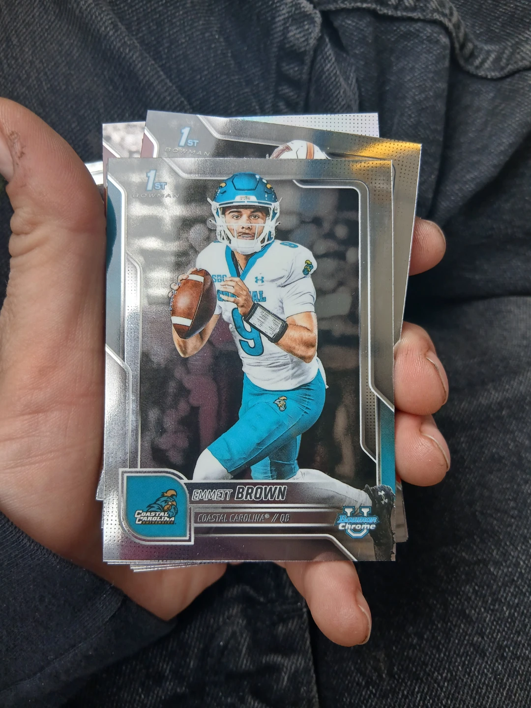 Bowman Chrome Emmett Brown 1st Bowman Trading Card