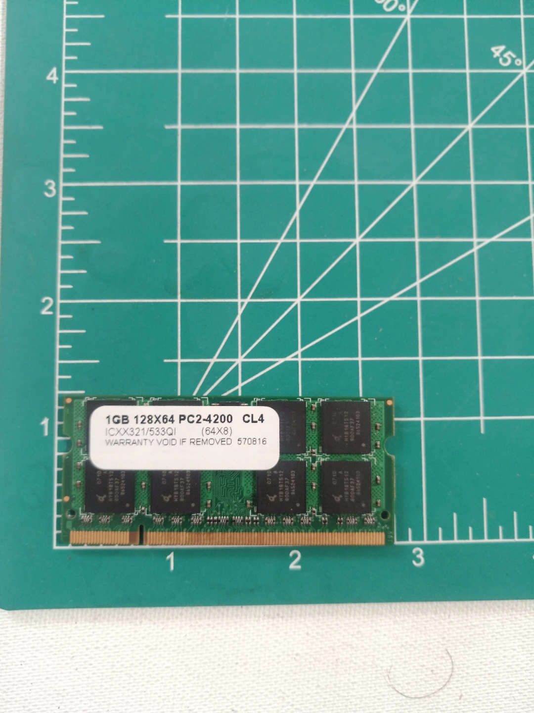 1GB PC2-4200 CL4 DDR2 Laptop RAM Module