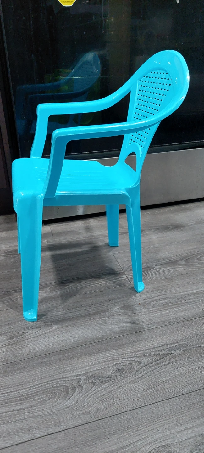 Kids Blue Plastic Armchair
