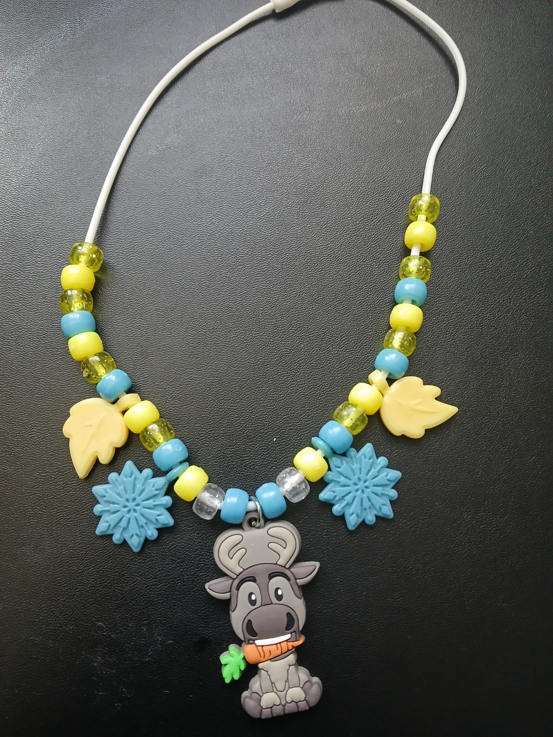 Frozen Sven and Snowflakes Beaded Necklace - photo 2