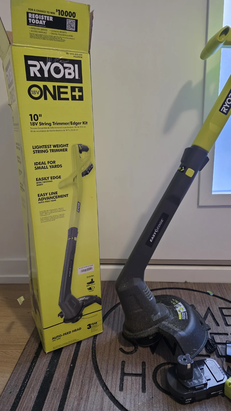 Ryobi ONE+ 18V 10" String Trimmer/Edger Kit - photo 3