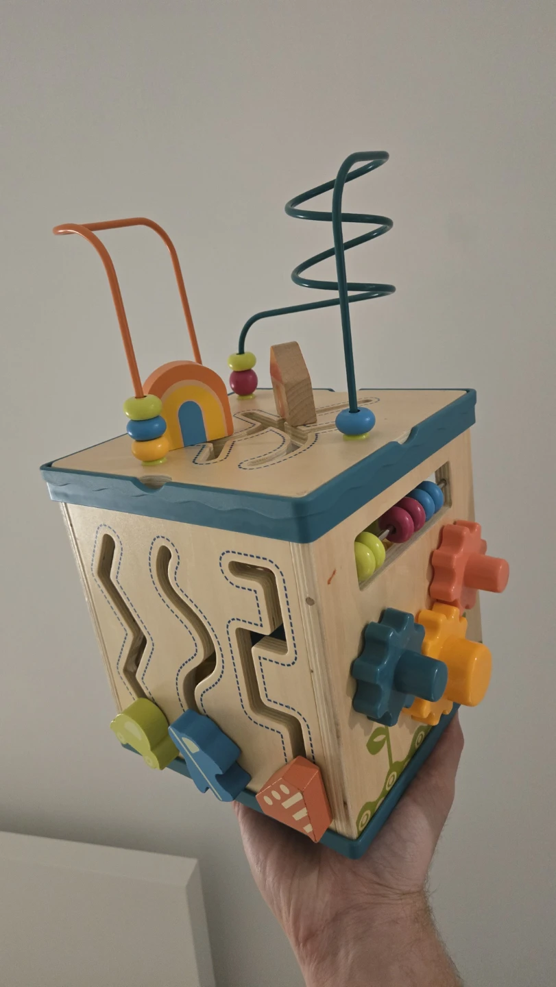 Wooden Activity Cube Toy