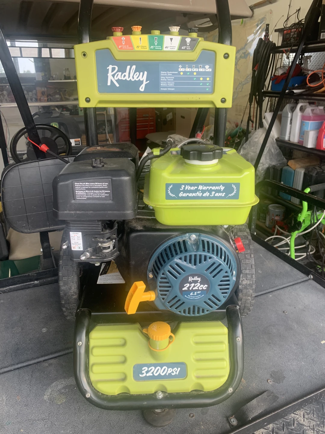 Radley 3200 PSI Pressure Washer 212cc