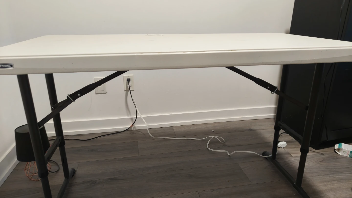 Folding Table – Adjustable Height (3 Levels) – LIFETIME Brand - photo 2