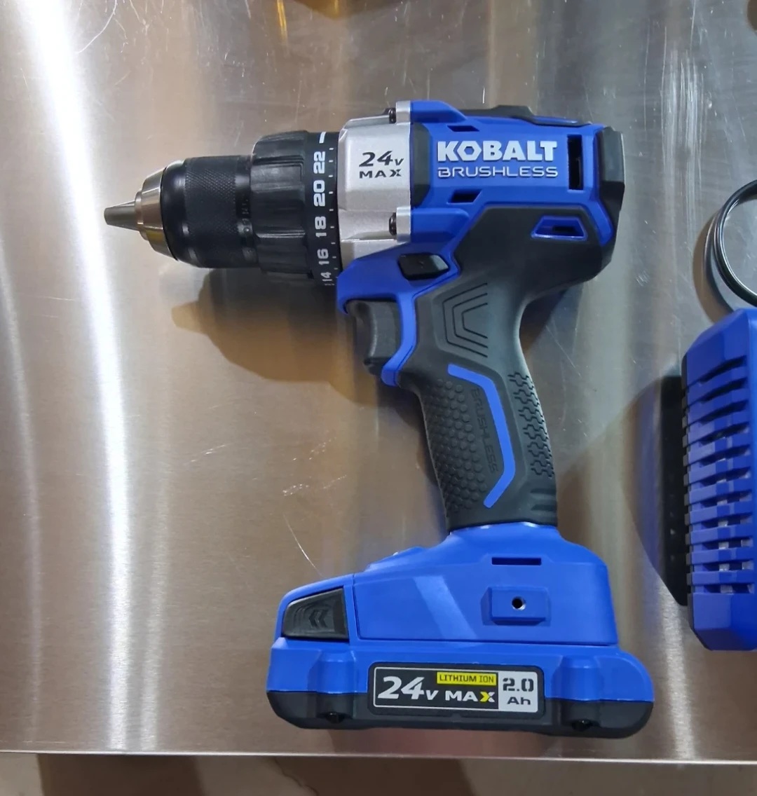 Kobalt 24V Max Brushless Cordless Drill with Charger