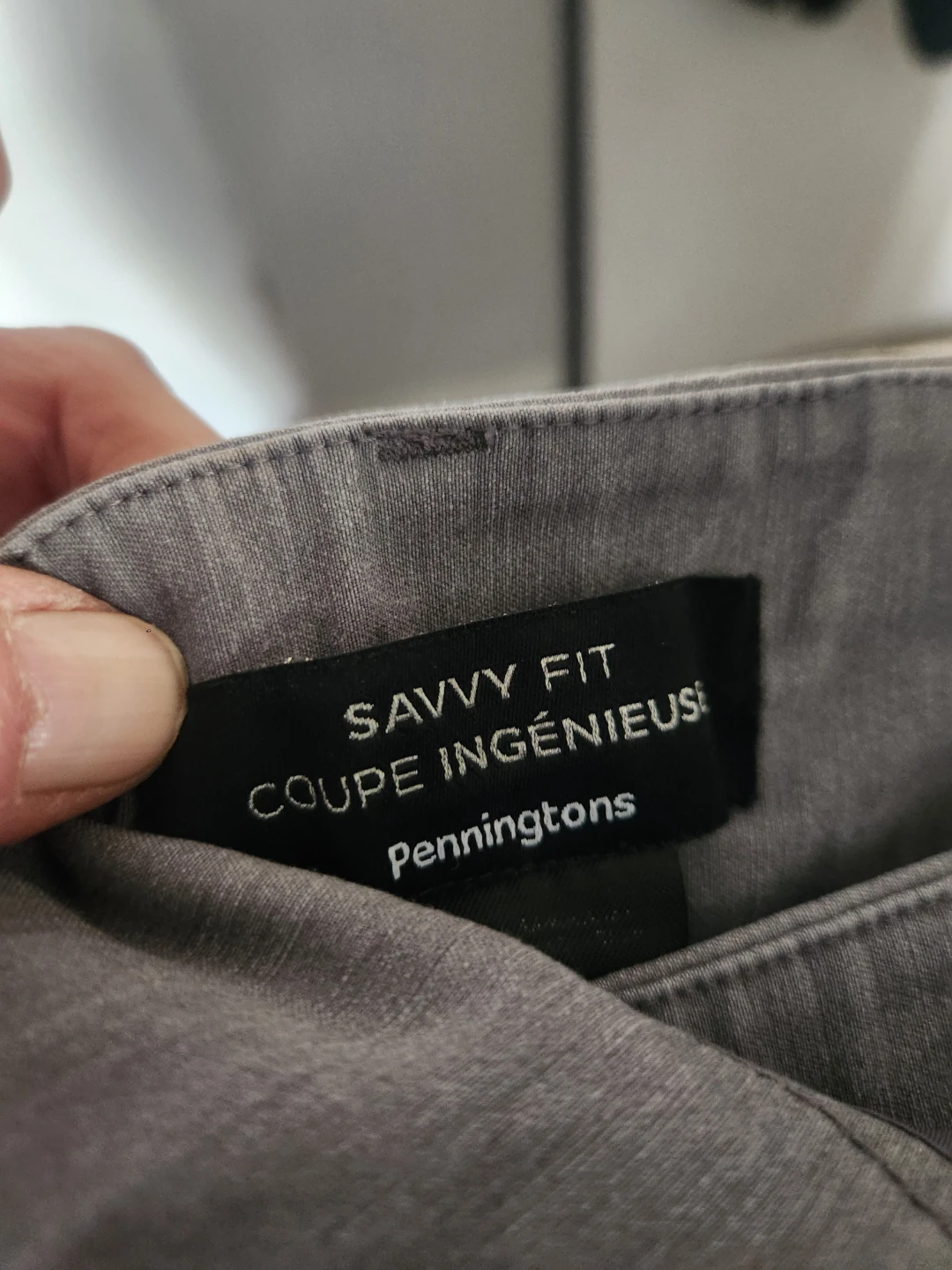 Penningtons Grey Savvy Fit Pants - photo 2