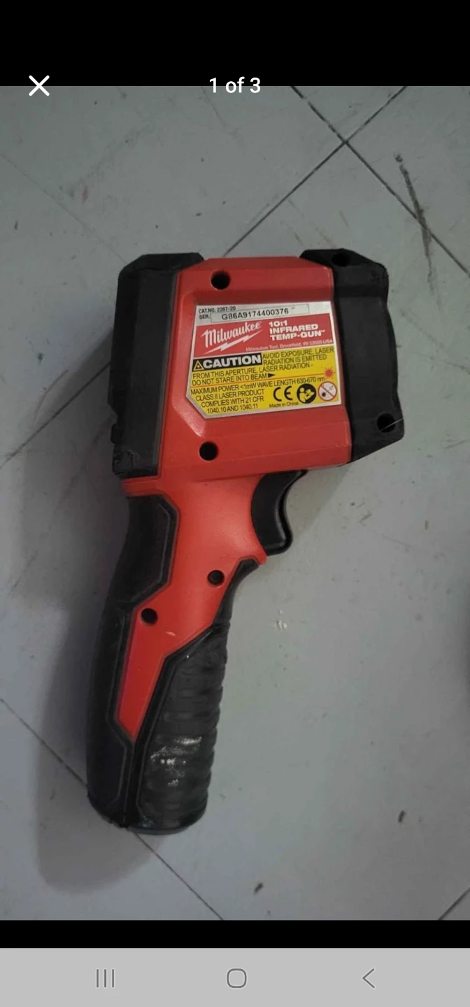 Milwaukee 10:1 Infrared Thermometer - photo 3