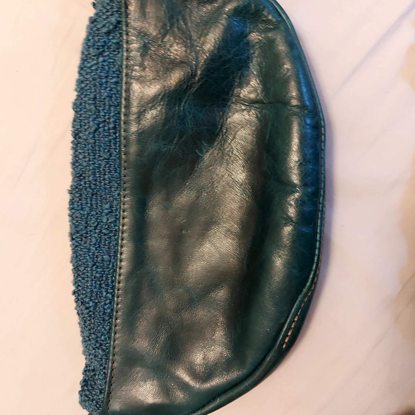Roncy Pack - Teal Leather Fanny Pack - photo 5