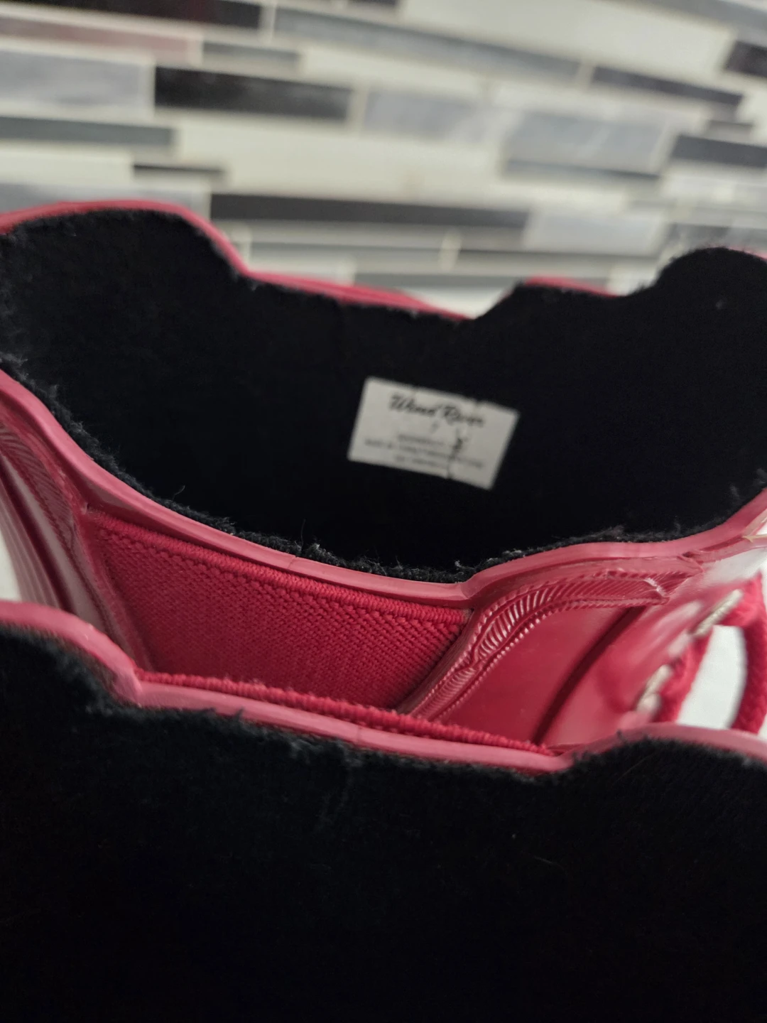 Wind River Red Rain Boots Size 7 - photo 2