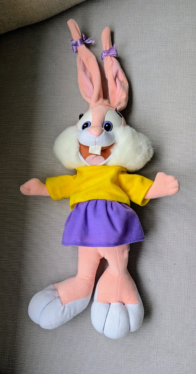 Vintage Babs Bunny Large Plush Toy