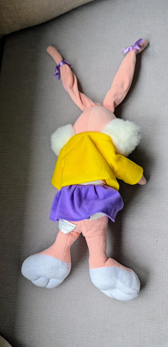 Vintage Babs Bunny Large Plush Toy - photo 2