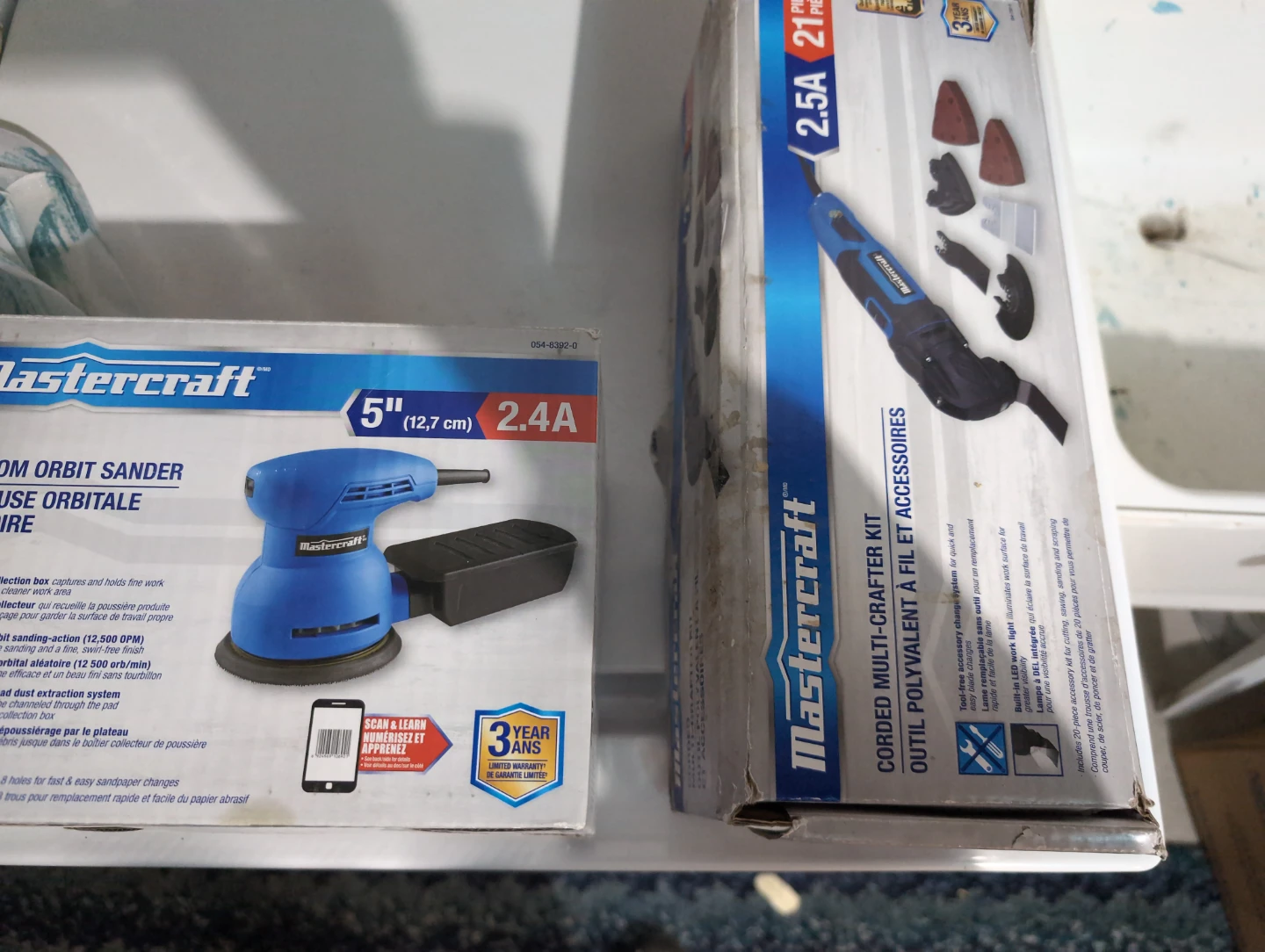 Mastercraft 5" Orbital Sander with Dust Collection