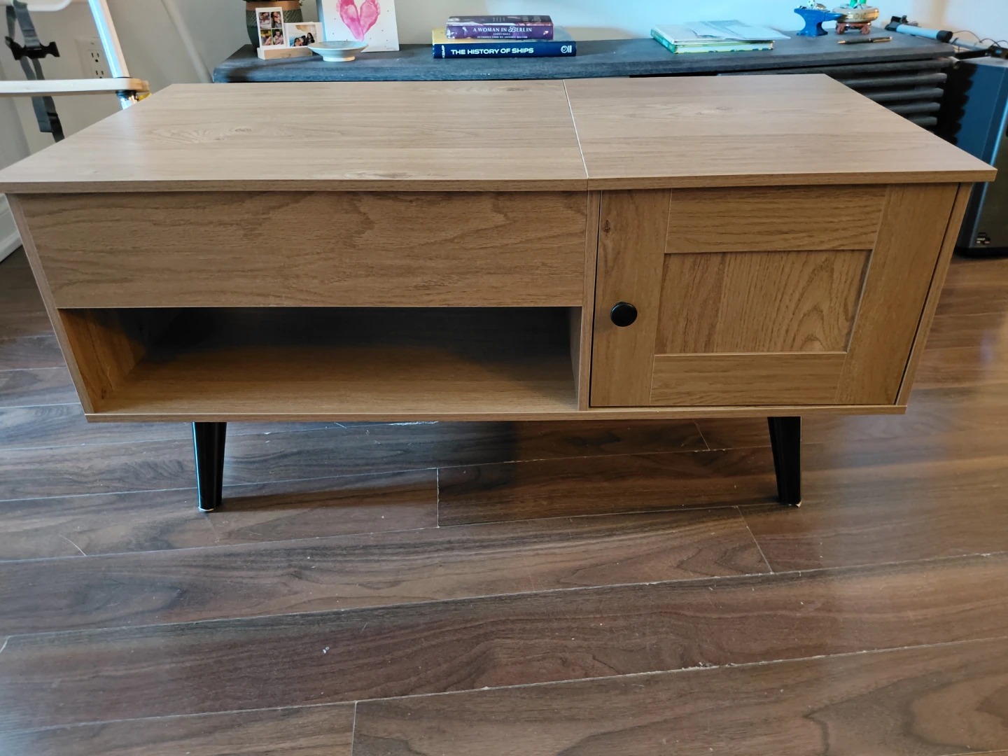 40 Inch Lift Top Coffee Table with Storage - photo 2
