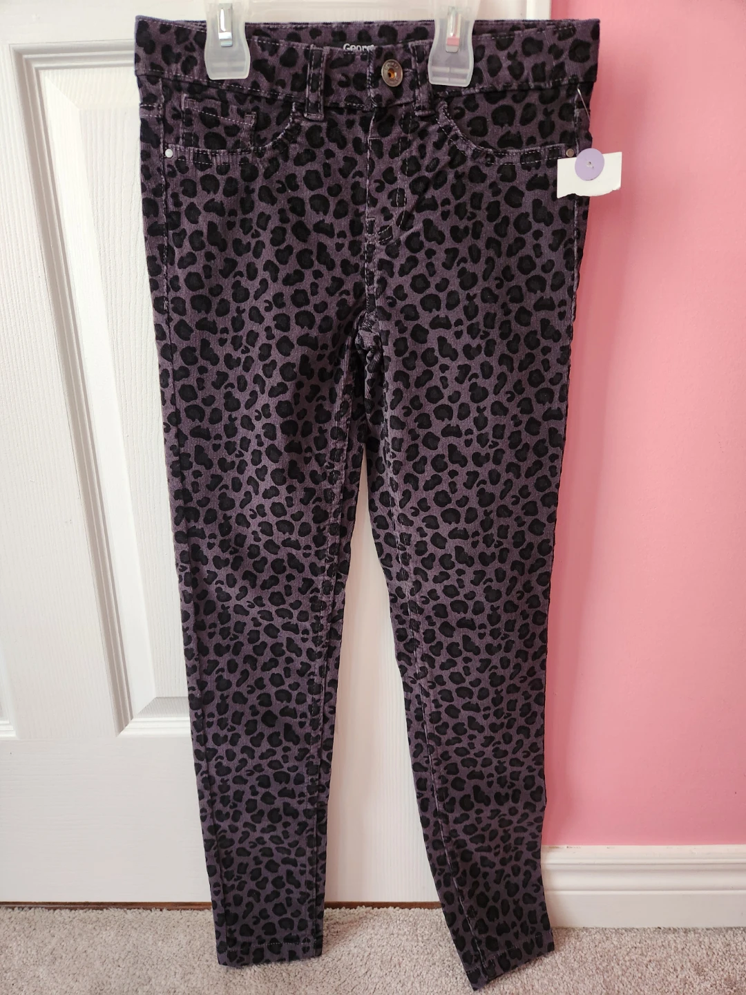 George Girls Leopard Print  Pants