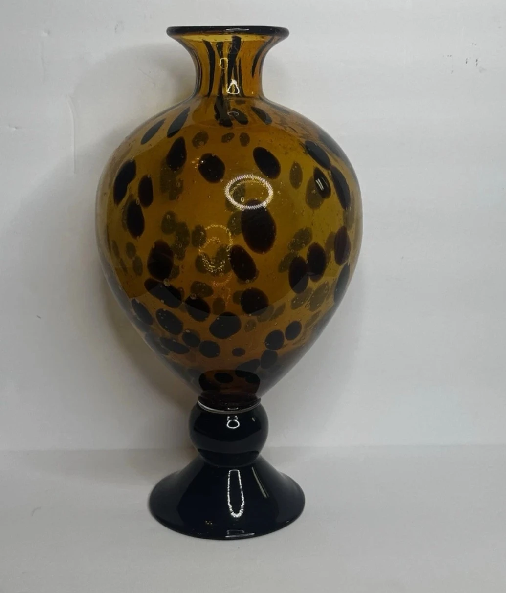 Christian Dior blow glass vase