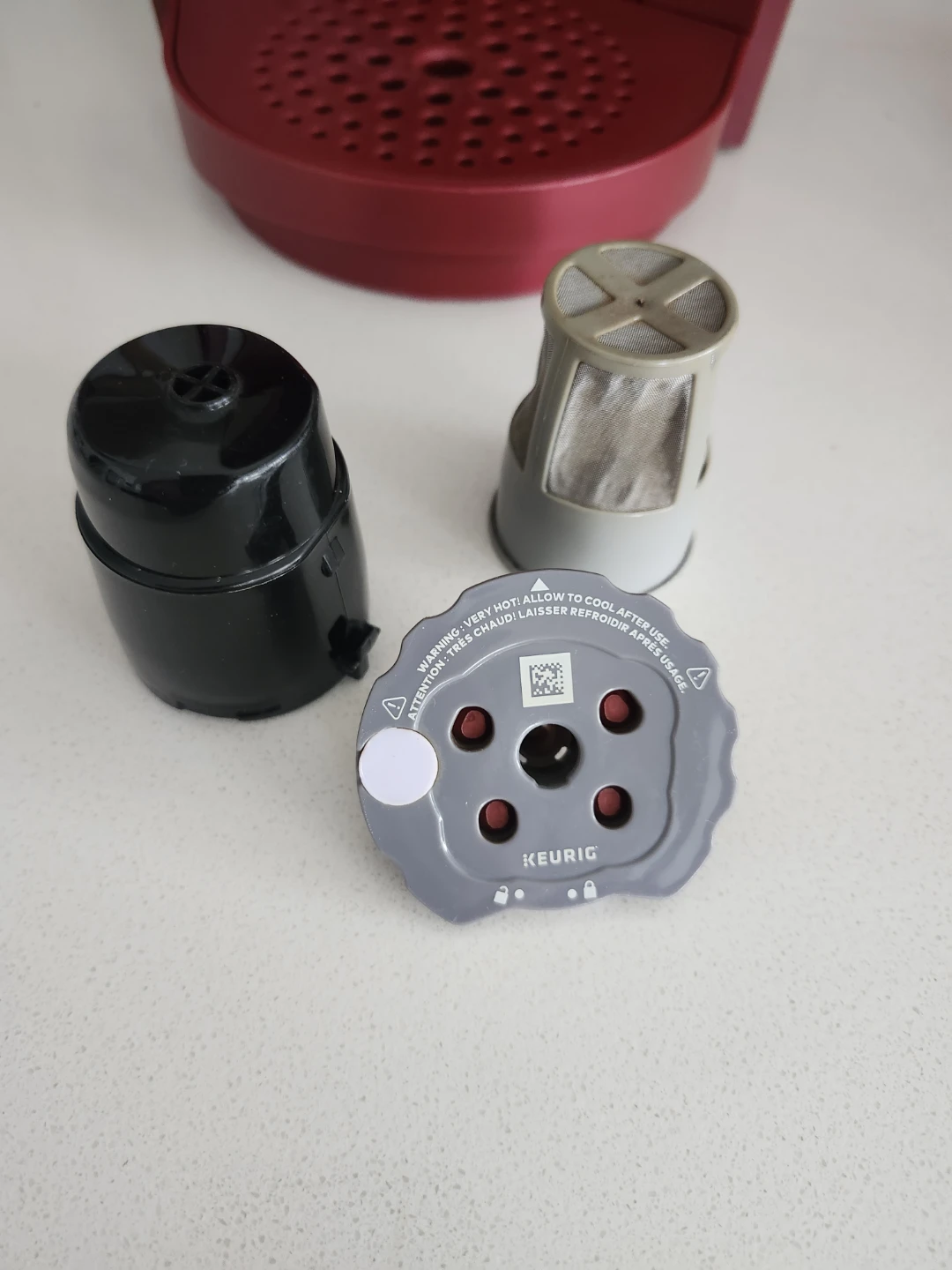 Keurig K-Select Coffee Maker (Vintage Red) + Reusable Filter - photo 3