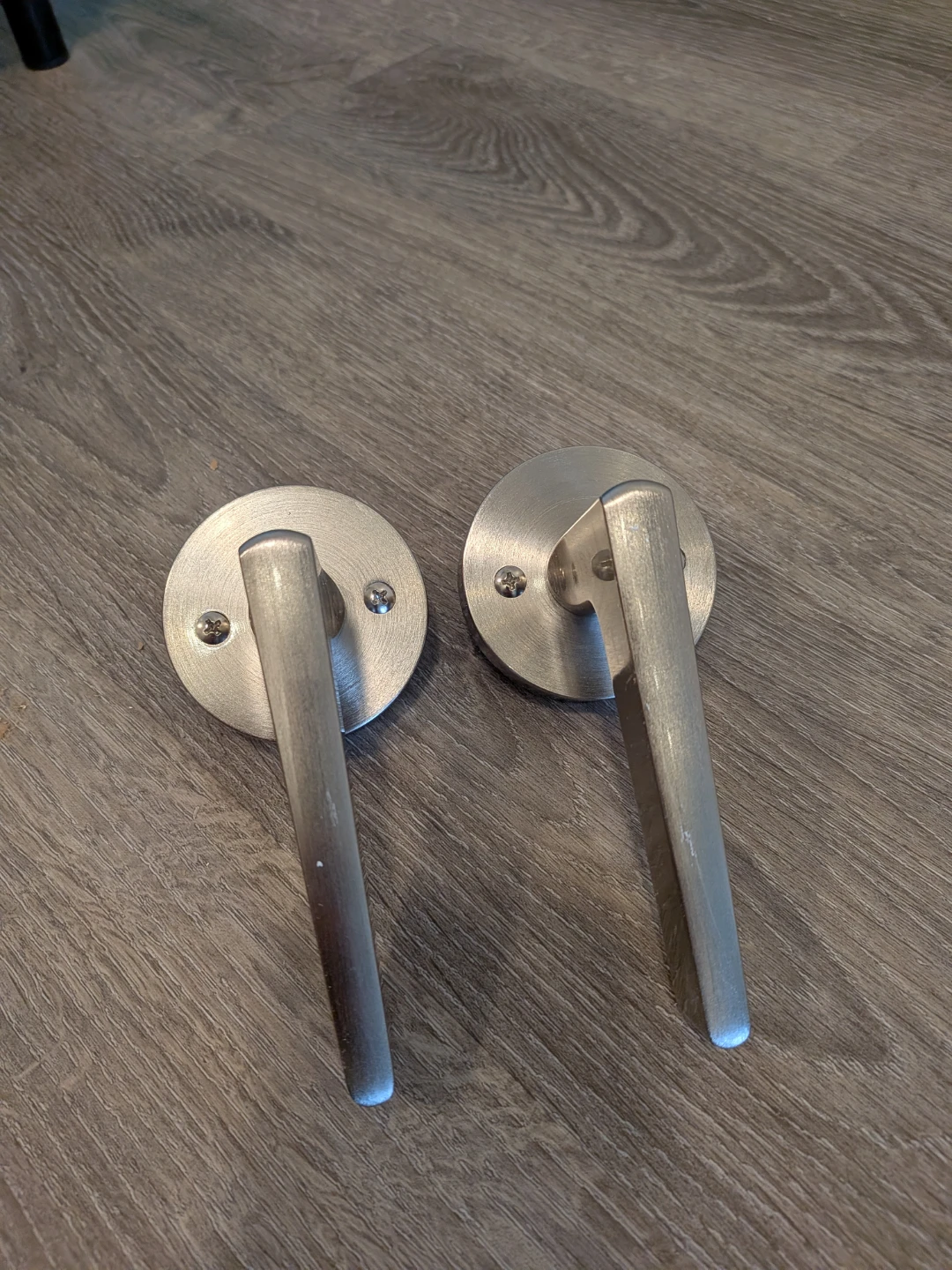 Brushed Nickel Dummy Door handle