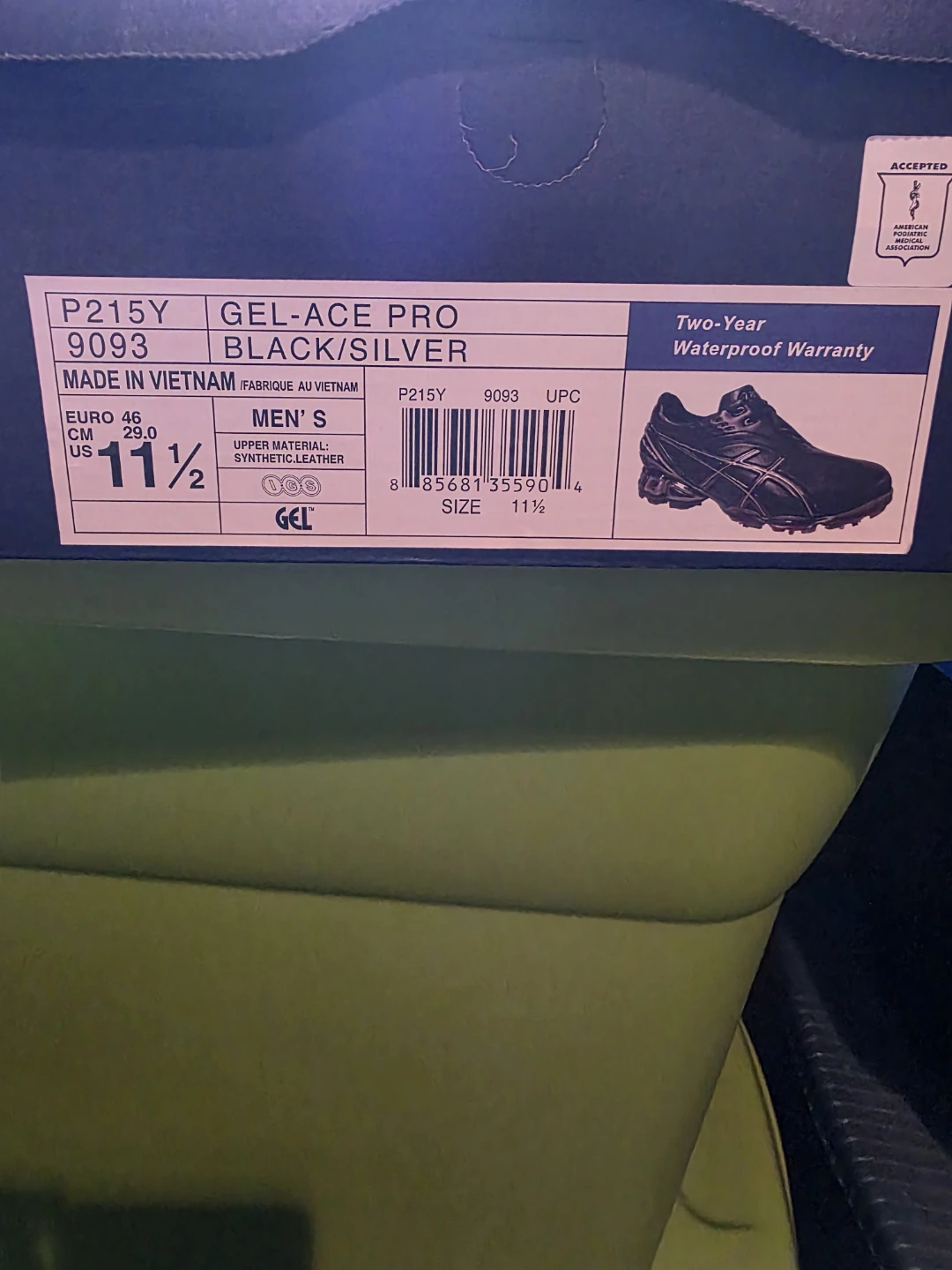 Asics Mens golf shoes - photo 3